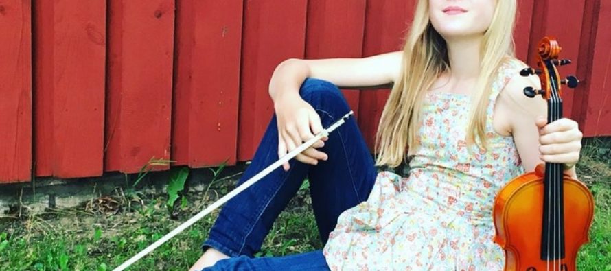 Den 11-åriga violinisten från Estland, Estella Elisheva trollbinder världen med klassiska musikstycken